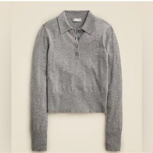 J. Crew Gray Cashmere Blend Women's Sweater